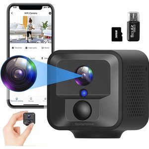 Spy Camera Pro 1080P Full HD met Nightvision incl. 32GB SD kaart - Beveiligingscamera voor binnen en buiten - Verborgen camera - Met Wifi & App
