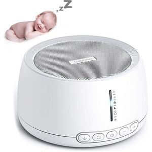 White Noise Machine met 30 geluiden - Voor baby & volwassenen - Witte Ruis - Slaaphulp - Slaaptrainer - Slaap geluidsmachine
