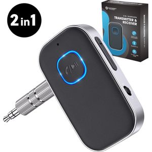 Bluetooth Ontvanger - Bluetooth 5.0 - 3.5MM AUX - Handsfree Bellen - Draadloos Muziek Streamen