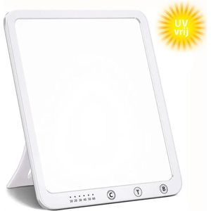 Daglichtlamp met Timer & Dimfunctie - 10.000 lux - Lichttherapielamp - SAD lamp - Lichttherapie - Zonlicht lamp - Hobby lamp