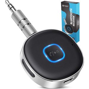 Bluetooth Receiver Incl. 3.5MM AUX - BT 5.0 - Bluetooth Ontvanger - Handsfree Bellen - Bluetooth Audio Receiver - Bluetooth via AUX