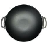 Valhal Outdoor Wadjan / wokpan met twee handvatten - Gietijzer - ⌀36 cm - VH.WOK36
