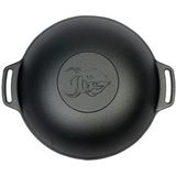 Valhal Outdoor Wadjan / wokpan met twee handvatten - Gietijzer - ⌀36 cm - VH.WOK36