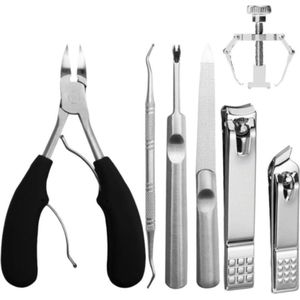 XYZ Goods - 7-delige manicure set - Speciaal voor ingegroeide teennagel en kalknagel - Inclusief etui