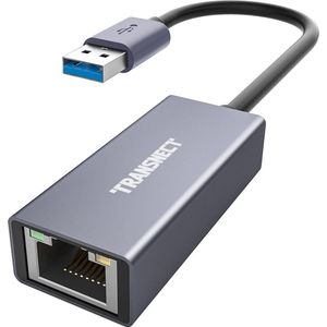 USB Naar Ethernet Adapter - RJ45 10/100/1000Mbps - Switch | Laptop | Desktop - Zwart