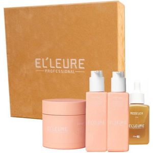 Elleure - Édifiant Cadeaupakket - Haarverzorging - 250ml Shampoo, 250ml Conditioner, 250ml Masker, 50ml Olie