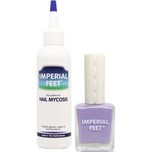 Teennagelschimmel Behandeling met Lavendel Kleur Nagellak - Anti schimmelnagel voor Ernstige Nagelschimmel - Verzorging van Kalknagels - Kalknagel Behandeling - kalknagels Behandelen - XL 75ML - Zonder Water - Nederlands - Anti Kalknagel Behandeling