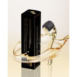 Velveux Dermaroller Unisex - baardroller - gezichtsroller - haargroei - huidverjonging - 540 Micro Naalden – 0.5 MM Needle - Black Friday