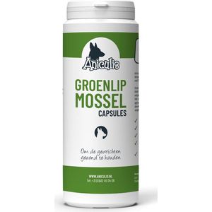 Aniculis - Groenlipmossel capsules voor honden (300 capsules) | Voor soepele spieren en gewrichten | Hoog gehalte aan glycosaminoglycanen, rijk aan omega-3 vetzuren | 100% natuurlijk uit Nieuw-Zeeland