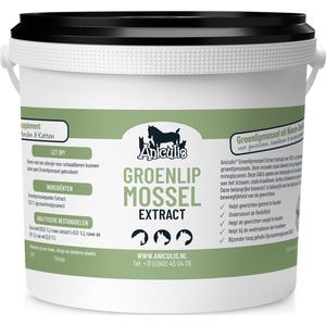 Aniculis - Groenlipmossel Poeder - 1 kg - Dierensupplement voor Paarden, Honden & Katten