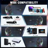 SoulBytes S12 RGB - Over-ear Koptelefoons - Gaming Headset - Zwart