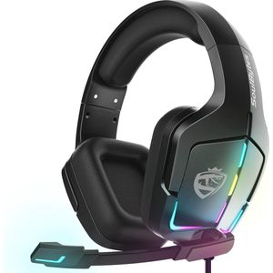SoulBytes S12 RGB - Over-ear Koptelefoons - Gaming Headset - Zwart