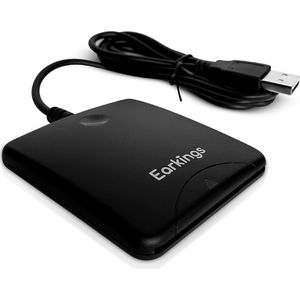 EarKings Kaartlezer Identiteitskaart - Smart Card Reader - MAC en Windows