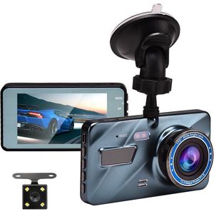 Living Needs - Dashcam voor auto voor en achter - Full HD met 170° zicht - Met nachtzicht en parkeermodus - 32GB SD-kaart voor dash cam