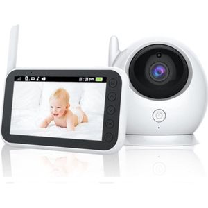 Living Needs® 360 Babyfoon met Camera – Nachtzicht & Zoom – Babyfoon – 300m Bereik & Slaapliedjes – Baby Monitor