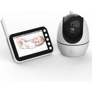 Living Needs - Babyfoon met camera - Nachtzicht & Zoom functie - 300m bereik - HD kwaliteit & 8 slaapliedjes