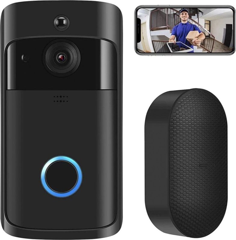 Living Needs Draadloze Deurbel - Video Deurbel met Camera - Video Deurbel - Deurbel.