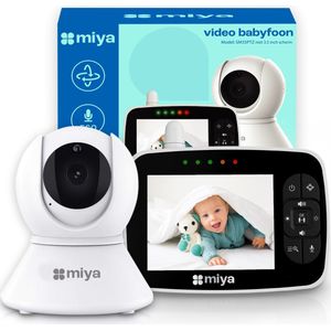 Miya M35 - Babyfoon - Met Camera - Video & Audio - Op Afstand Bestuurbaar