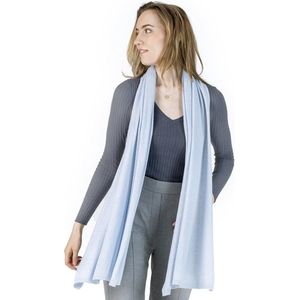 LunaModi""-Baby Blauw-Cadeau-Cashmere-Sjaal Dames-Sjaal Heren-200*70 cm-Made In Italy-Heren-Sjaal Dames -Sjaals Dames-Sjaals Winter-ModeSjaal-Sjaals