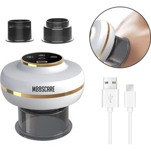 Mooscare Elektrische Cellulite Massage Apparaat - Wit - 3 in 1