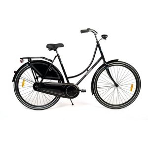 Wheelerz omafiets 28 inch/ 53cm zwart | unisex