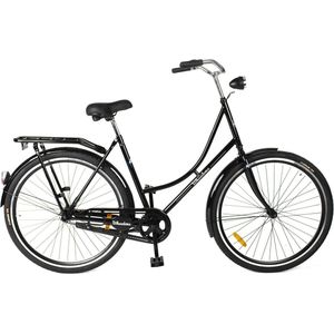 Wheelerz omafiets classic eco 26 inch zwart | unisex