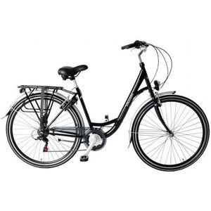 Wheelerz.nl damesfiets 6 versnellingen 57cm glanszwart