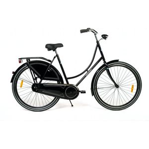 Wheelerz omafiets 28"" 57cm glanszwart
