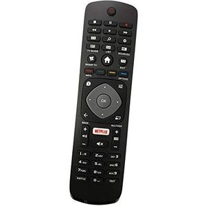 Vervangende afstandsbediening geschikt voor Philips Netflix TV 43PUS8505/12 | 43PUS8535/12 | 43PUS8545/12 | 43PUS8555/12