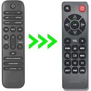 Vervangende afstandsbediening voor TCL TS9030 RAY-DANZ | MA06-405001267-RC1