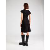 A-lijn Jurk - Zwart - EcoVero Viscosemix - V-halslijn