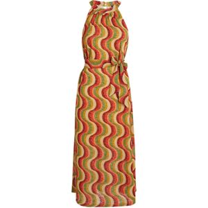 King Louie Midi Jurk Jiggy - Feestelijke Print en Comfortabele Pasvorm