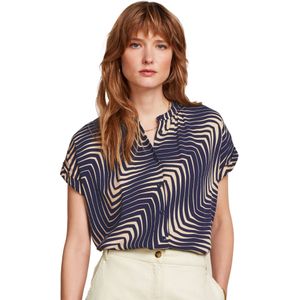 King Louie blouse donkerblauw