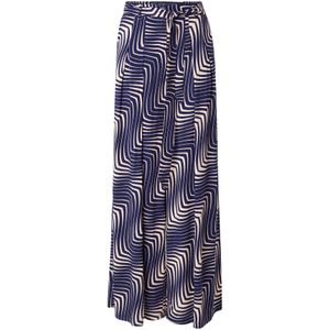 Bandplooibroek - Marnie Cleo - Gevoerd - Viscose - High Waist - Wide Leg