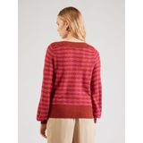 King Louie - Erin - Gebreide Trui - Rood/Roze - Lange Bisschopsmouwen