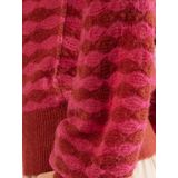 King Louie - Erin - Gebreide Trui - Rood/Roze - Lange Bisschopsmouwen