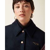 King Louie - Varsity - Jacket - Bordeauxrood/Donkerblauw