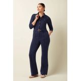 King Louie - Alexa Uni Rodeo - Jumpsuit - Blauw/Donkerblauw