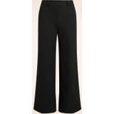 King Louie - Chloe Pants Uni Rodeo - Harembroek - Zwart - Regular Taille - Wide Leg