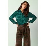 King Louie - Maisie Mimi - Blouse - Groen - Polkadot Print