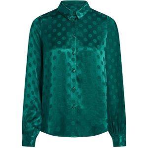 King Louie - Maisie Mimi - Blouse - Groen - Polkadot Print