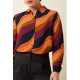 King Louie - Maisie Blouse Razzle - Blouse - Multi - Lange Mouwen