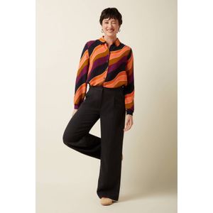 King Louie - Maisie Blouse Razzle - Blouse - Multi - Lange Mouwen