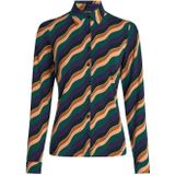 Blouse dames - King Louie - Groen/Multicolour
