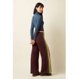 King Louie - Sweat Pants Daytona - Flared Casual Broek - Donkerrood