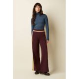 King Louie - Sweat Pants Daytona - Flared Casual Broek - Donkerrood