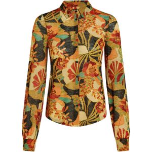 King Louie - Maisie - Blouse - Zwart/Multicolour