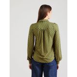 King Louie - Blouse - Groen - Viscose met Elastaan - Lange Mouwen