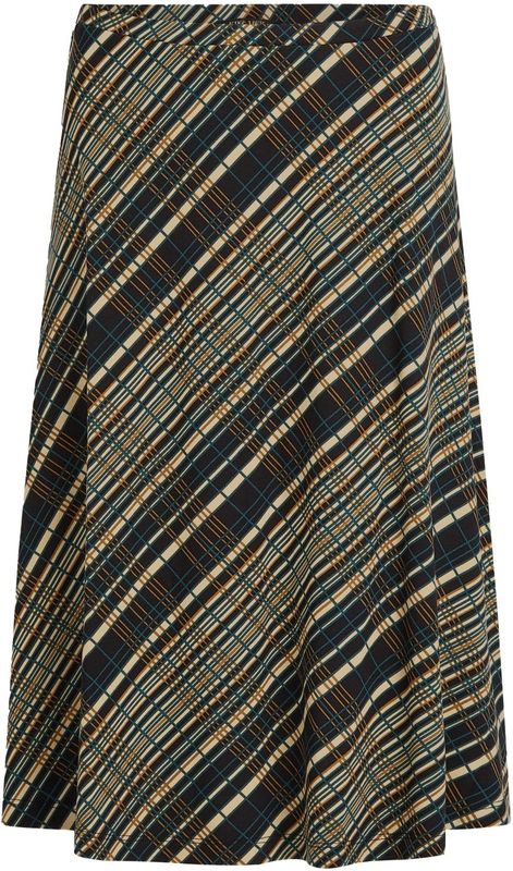 A-lijn rok - King Louie - Zwart/Multicolour