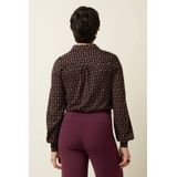 King Louie - Carina Blouse Jangle - Multi - Blouse - Viscose - Knoopsluiting - All Over Print